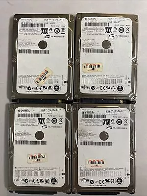 Lot 4 Fujitsu 80GB MHZ2080BS 2.5” SATA Hard Drive Laptop HDD @HDD1 • $34.99