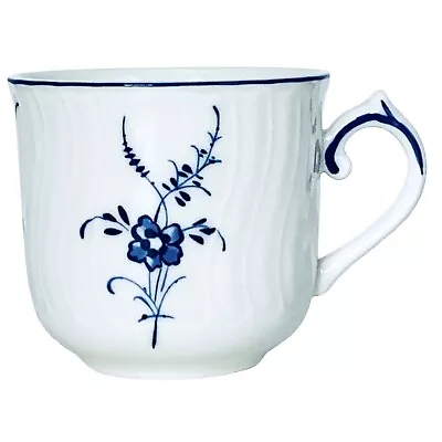 VTG Villeroy & Boch VIEUX LUXEMBOURG White Blue Flowers Cup • $18.26