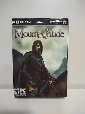MOUNT And BLADE Medieval Strategy PC DVD GAME Paradox Sealed NEW In BOX • $19.99