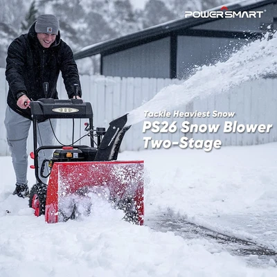 $990 • Buy Snow Blower Gas Powered 212cc Engine Electric Start LED Lights Self Propelled