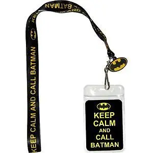 $13.95 • Buy BATMAN THE DARK KNIGHT DC Comics Superhero ID HOLDER LANYARD With CHARM LOGO New
