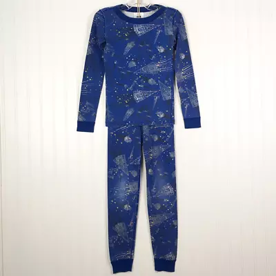 Hanna Andersson Boys Pajama Sets Blue Star Wars 100% Organic Cotton 2 Piece 8 • $32.29