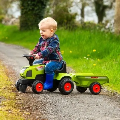 £46.95 • Buy Baby Claas Sit 'n' Ride Tractor And Trailer Ride On Claas Children Tractor NEW