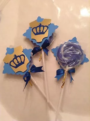 Prince - Princess Lollipops Party Favors Birthday Baby Shower SET OF 12 • $28
