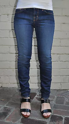 J Brand 910 The Skinny Dark Vintage Blue Jeans 25 USA Womens • $30