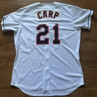 Mike Carp 2008 Binghamton Mets Game Worn Jersey COA • $214.99