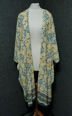 £49.99 • Buy Topshop Longline Kimono Jacket Printed One Size RRP £55 LN021 Ii 05
