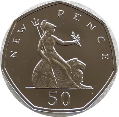 2019 Royal Mint Britannia New Pence BU 50p Fifty Pence Coin Uncirculated • £0.01