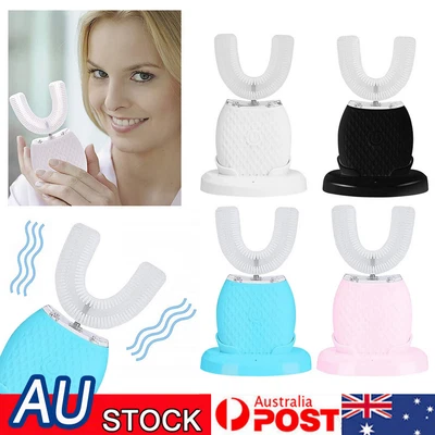 $37.04 • Buy Electric Ultrasonic Toothbrush Automatic U-Shape Brush Teeth Whitening Tool