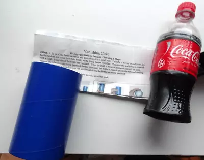 Modern VANISHING COCA-COLA BOTTLE MAGIC TRICK W/plastic Top W/Instructions • $24.99