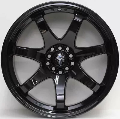 $999 • Buy 18 Inch HR Racing  556 Lightweight Wheels BLACK SUITS MOST LATE MOD JAP CARS 
