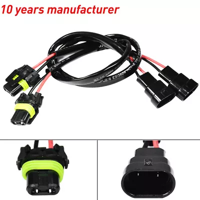 Dynitx 9006 9005 HB3 HB4 Socket Male Female Adapter Wire Harness Replace Plug • $8.98