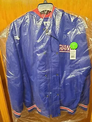 Mens New York Giants Parka Coat Size Large Starter X Packer Exclusive • $180