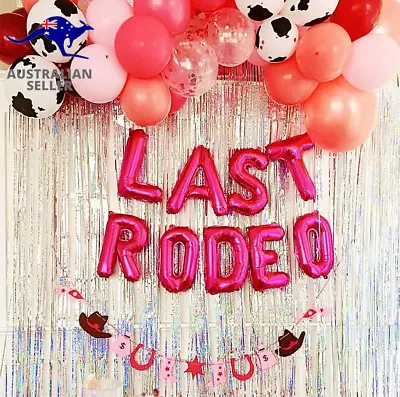 61 PCS Cowgirl Bachelorette Party Decorations Last Rodeo Bachelorette Party • $52.99