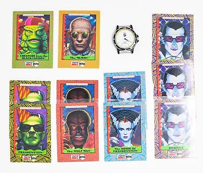 1992 Pepsi Watch And Full Set Of 6 Universal Studio Monsters Trading Cards +5 • $45