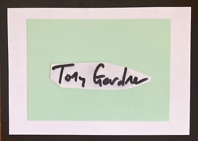 Tony Gardner English Actor Lead Balloon   Original Autograph On 6 X 4 Card • £5.75