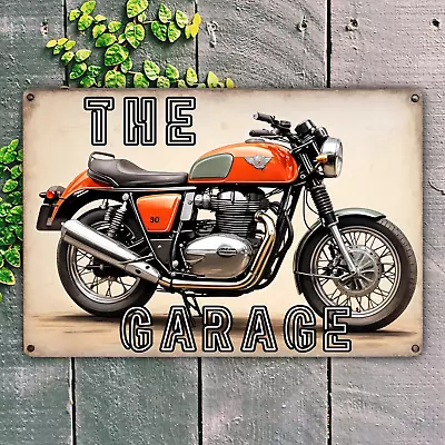 Personalised Garage Signs Motorbikes Man Cave Shed House Home Decor Racing Bikes • £5.99