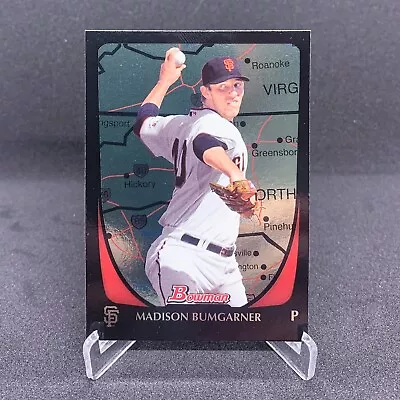 2011 Bowman Madison Bumgarner International Refractor Non Auto #127 Diamondbacks • $3.99