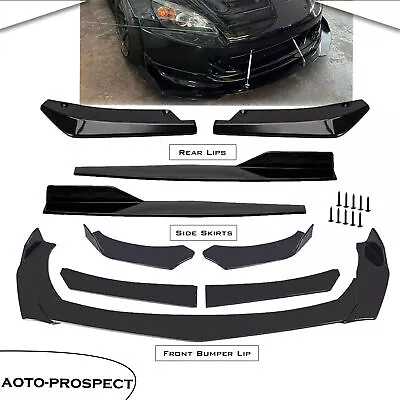 Glossy Black Front Bumper Lip Splitter Lower Spoiler Body Kit For Honda S2000 • $55.99