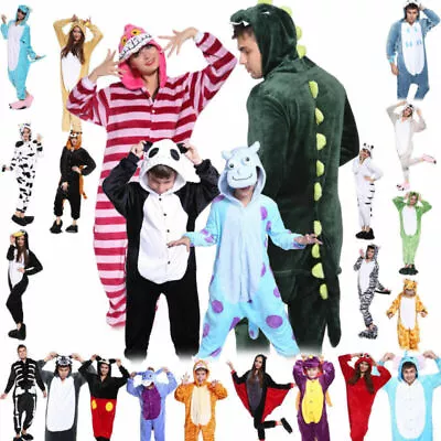 $22.15 • Buy Halloween Adult Unisex Pajamas Animal Siamese Pajamas Cosplay Costume Pajamas