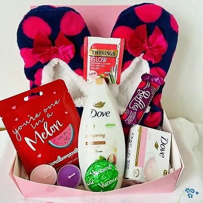 New Mum To Be Hamper Gift Present Dove & Cosy Slipper Box Maternity Baby Shower • £21.95