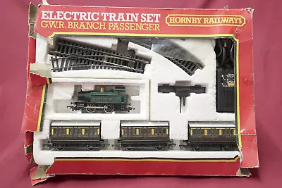 Vintage Hornby GWR Branch Passenger Model Railway Set 0-4-0 Loco 101 Coaches • £19.99