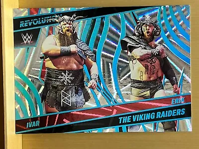 2022 Panini Revolution WWE The Viking Raiders Sunburst #166/199 Smackdown • $0.99