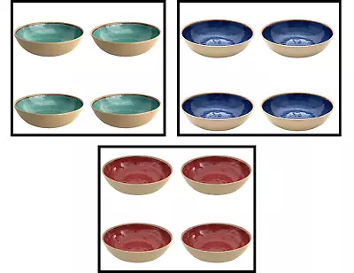 Food Network 4-pc. Melamine Cereal Bowl Set You Choose Color Blue Merlot Aqua • $29