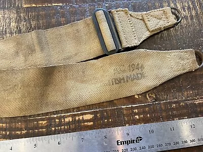 Original Wwii Us British Made 1944 Musette Bag / Pack Khaki Strap • $74.77