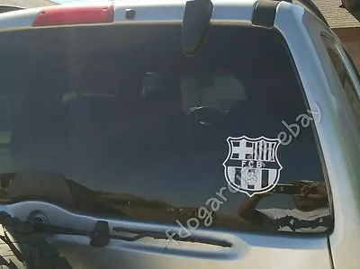 Barcelona Barca Cut Decal Sticker  Blanco  5x5  Calca • $4.50