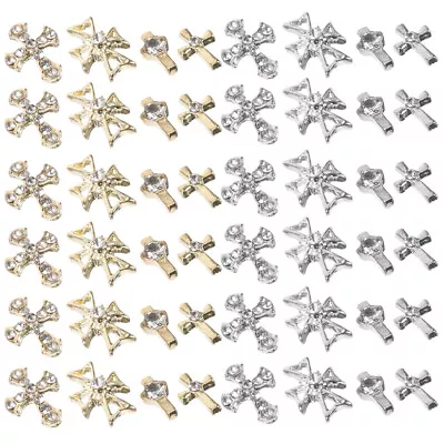 80pcs 3D Cross Nail Charms For DIY Nails & Jewelry • $8.25