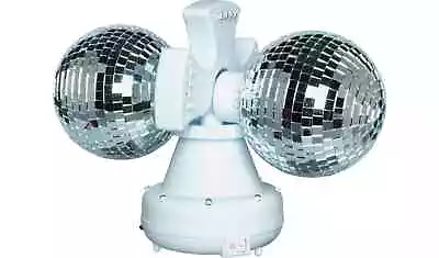 £12.74 • Buy Home Indoor Decor Twin Rotating Double Mini Disco Ball Lighting Lamp