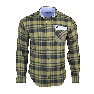 Men's New Plaid Brush Cotton Flannel Winter Buffalo Check Casual Worm Shirt M02 • £9.99