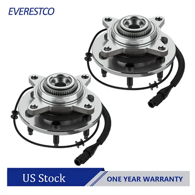 Set(2) Wheel Hub Bearing Assembly Front For 2005-2008 Ford F-150 W/ ABS 4WD 4x4 • $99.95