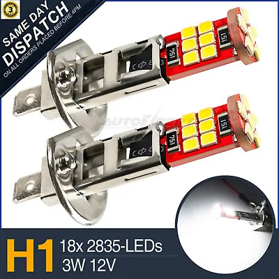 £8.39 • Buy 2pcs H1 LED Car Lights Headlight Fog Lamp Bulbs Kit High/Low Beam 6000K White UK