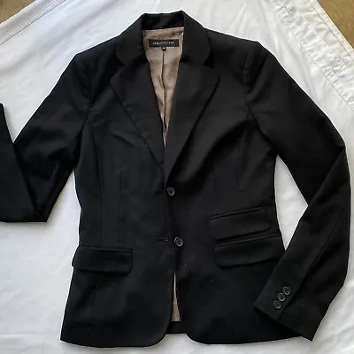 Size XS S Great Plains Black Office Jacket Blazer Petite 6 8 Tailored Smart Coat • £19.49