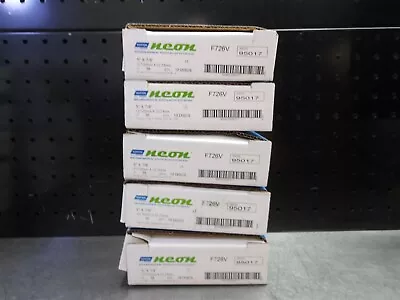 5 Boxes Of 10 NEW! Norton Neon 5  X 7/8  Fiber Disk 36 Grit F726V 66623395017 • $10