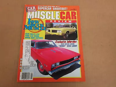 MUSCLE CAR REVIEW Magazine January 1988 Rallye Cobra Cyclone 1968 1969 1970 • $6