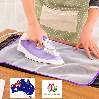 $6.99 • Buy  Heat Resistant Ironing Pad Cloth Protect Cover Harmless Delicate Garment Board 