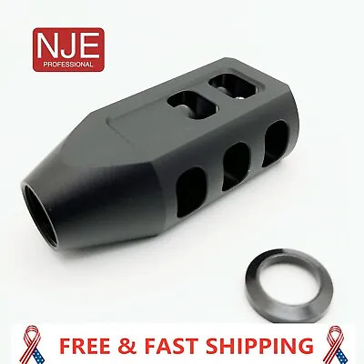 Muzzle Device Compensator 5/8x24 Thread For 308  Aluminum Free Crush Washer • $24.99