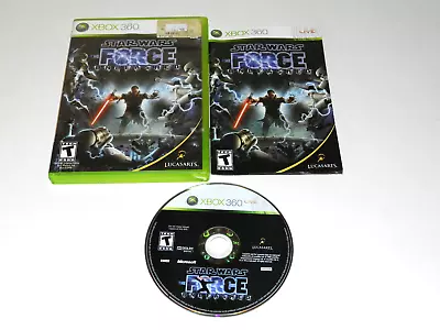 Star Wars The Force Unleashed Microsoft Xbox 360 Video Game Complete • $7.77