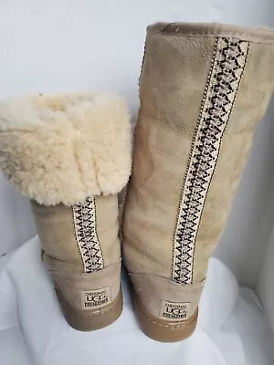 UGG Original Tall Boots Men Sz 8 Woman Sz 9-Made In USA-sheepskin Lined- • $39.97