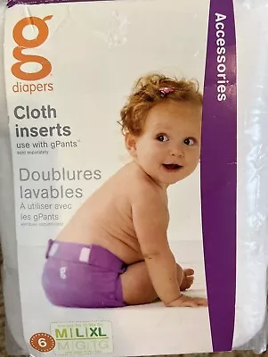 Gdiaper Reusable Cloth Inserts M/L/XL Gcloth Inserts • $58