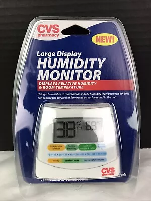 $9.34 • Buy Humidity Monitor Large Display Humidity & Room Temperature