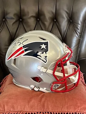 $510 • Buy TOM BRADY Autographed New England Patriots Authentic Speed Helmet FANATICS