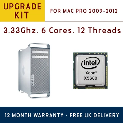 £34.99 • Buy 6 Core Apple Mac Pro 5,1 2010 2012 Pair X5680 3.33GHz XEON CPU Upgrade Kit 5.1