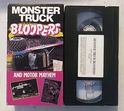 VHS: Monster Truck Bloopers & Motor Mayhem • $6.16