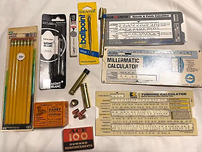 Vtg Lot Office Supplies - Empire Mont Blanc Autopoint Cadet Ace Cross Plus • $14.99