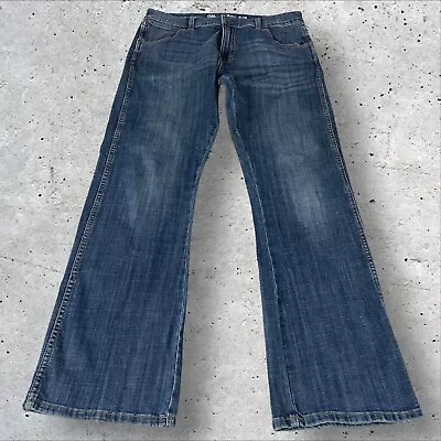 Wrangler Retro Jeans Mens 32x34 (34x34) Slim Boot Western Cowboy Denim 19 • $29.95