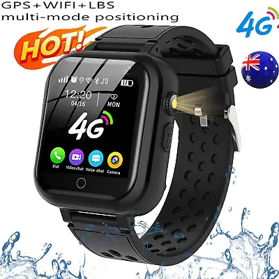 $29.90 • Buy 4G Kids Smart Watch 750mAh IP67 Video Call SOS GPS LBS WIFI Location Tracker SD